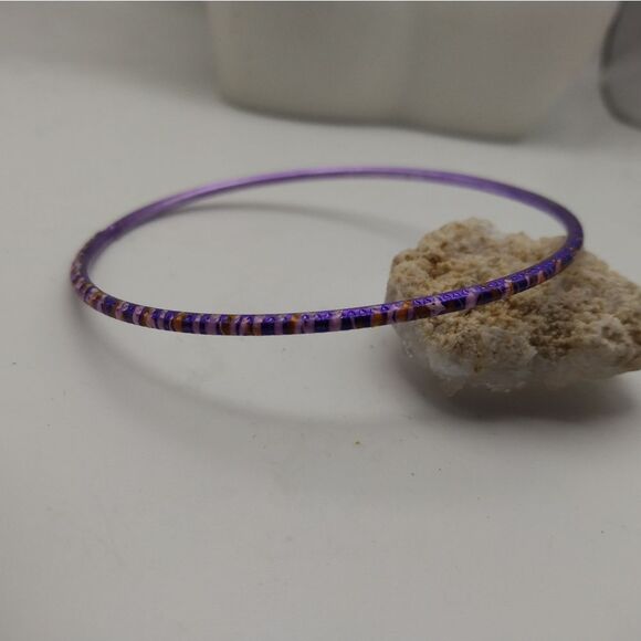Purple royal bracelet bangle slim - Picture 2 of 2